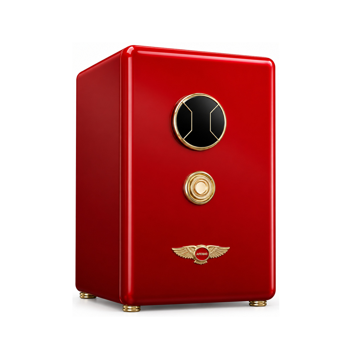 Két sắt Aifeibao HK-A1D-120-ALS màu Đỏ, đóng cửa