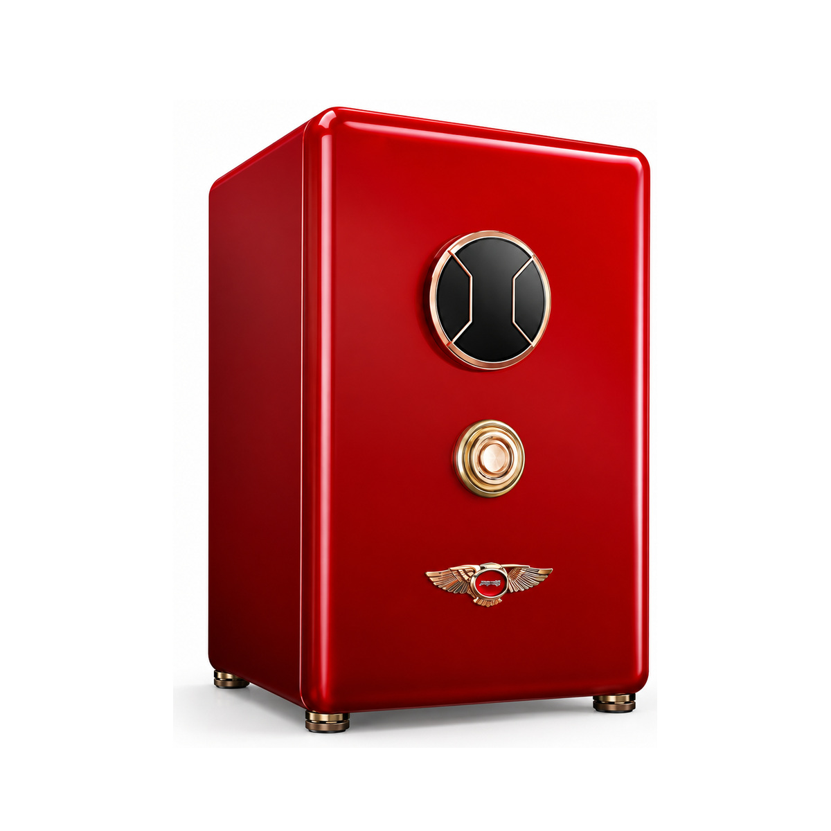 Két sắt Aifeibao HK-A1D-150-ALS màu Đỏ, đóng cửa