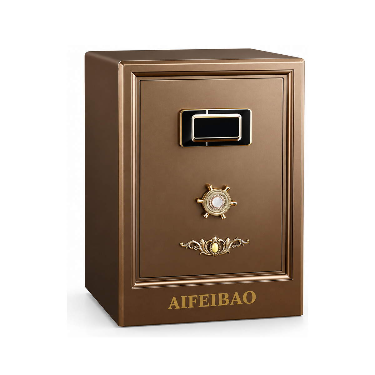 Két sắt Aifeibao HK-A1D-80-TG màu Nâu Đồng, đóng cửa