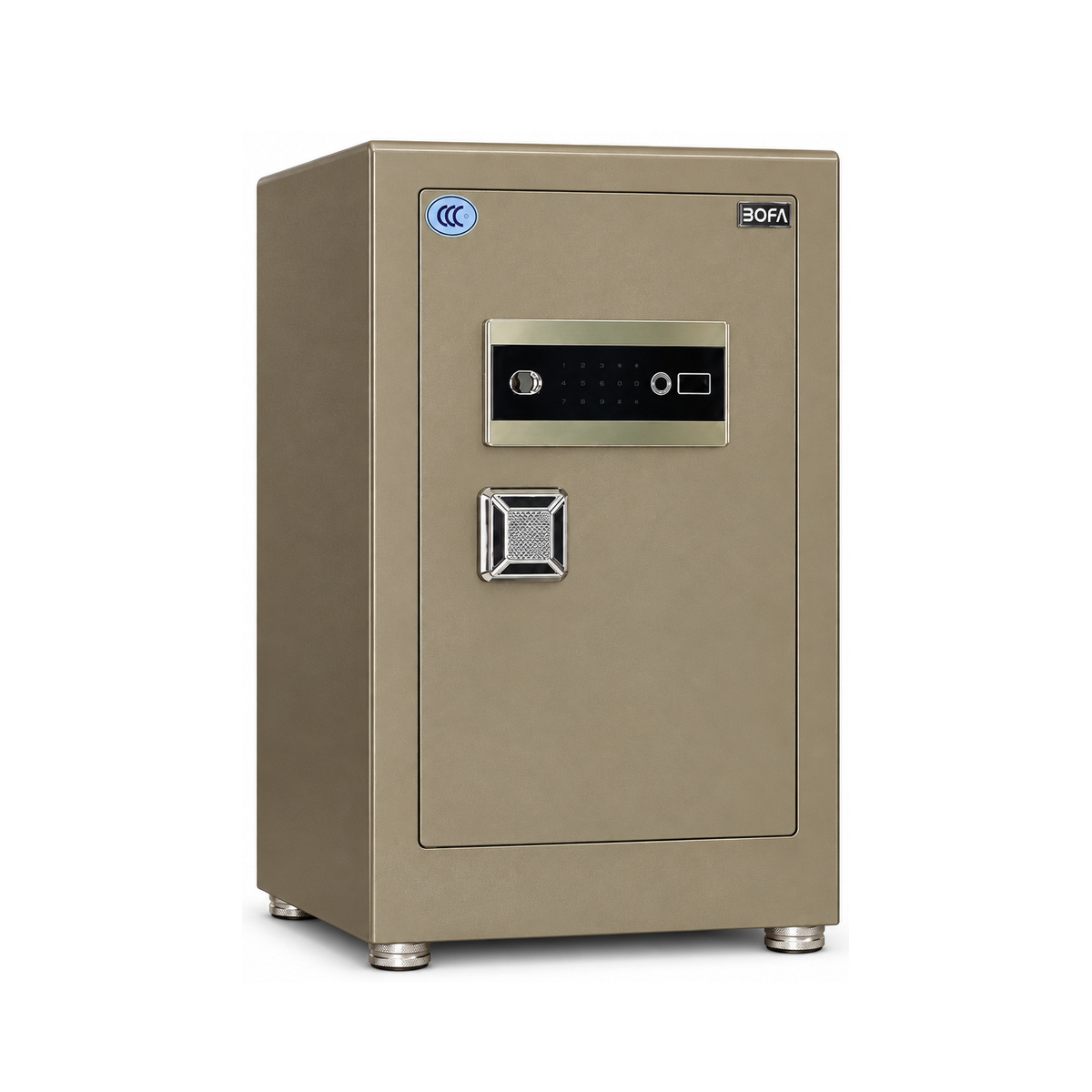 Két sắt BOFA BF-60ZY màu Vàng Gold Ánh Kim, đóng cửa