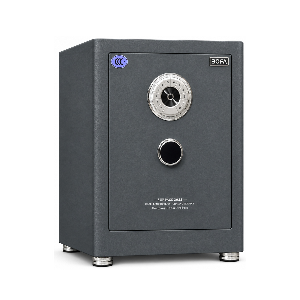 Két sắt BOFA BF-60ZZ màu Xanh Xám, đóng cửa