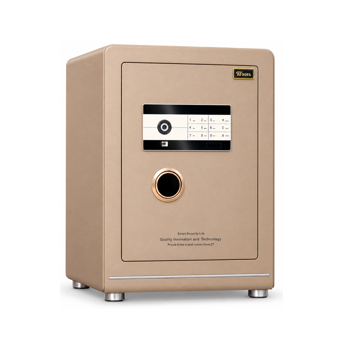Két sắt BOFA BF-V-60BJ màu Nâu Da Bò, đóng cửa