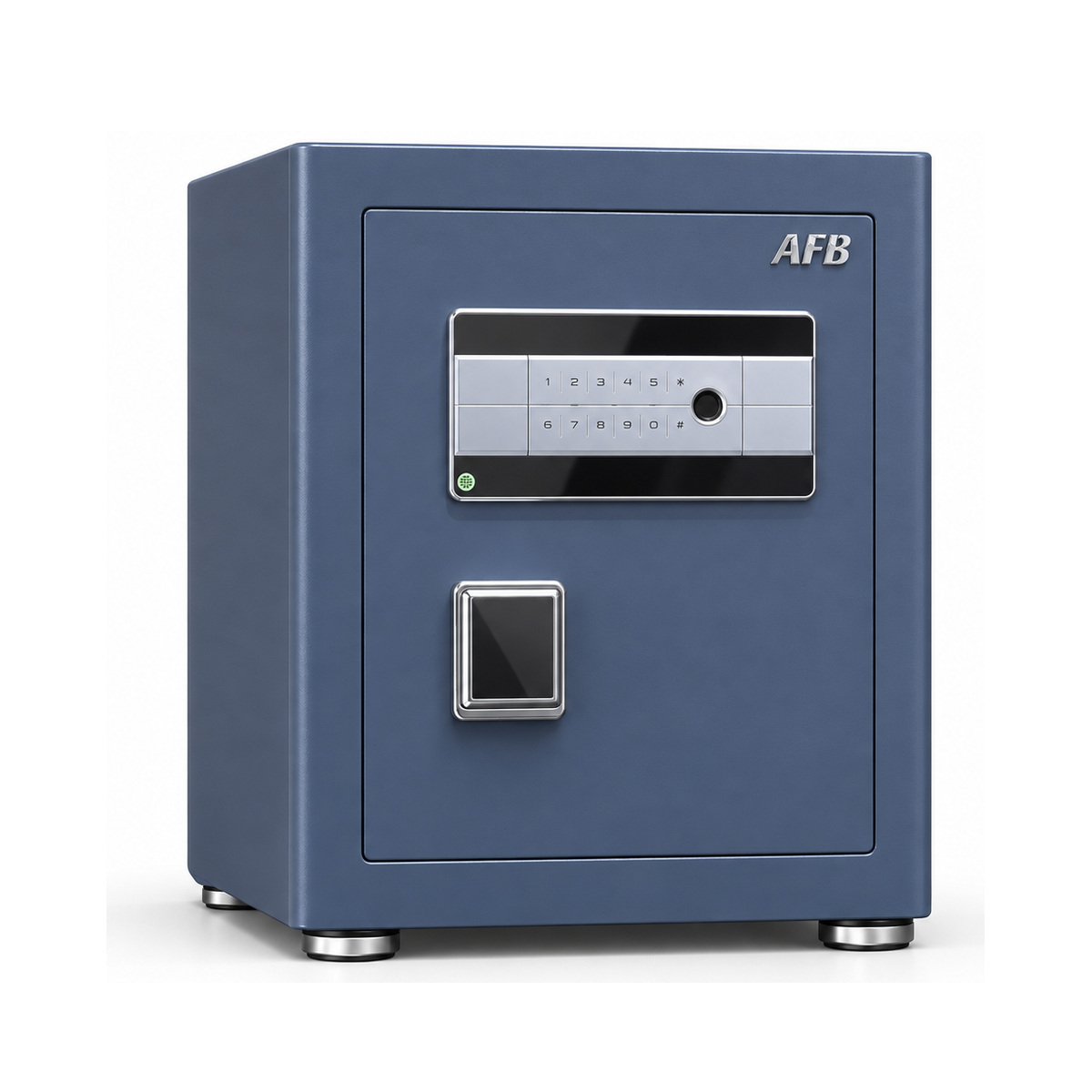 Két sắt thông minh Aifeibao HK-A1/D-45HM màu Xanh Xám, đóng cửa