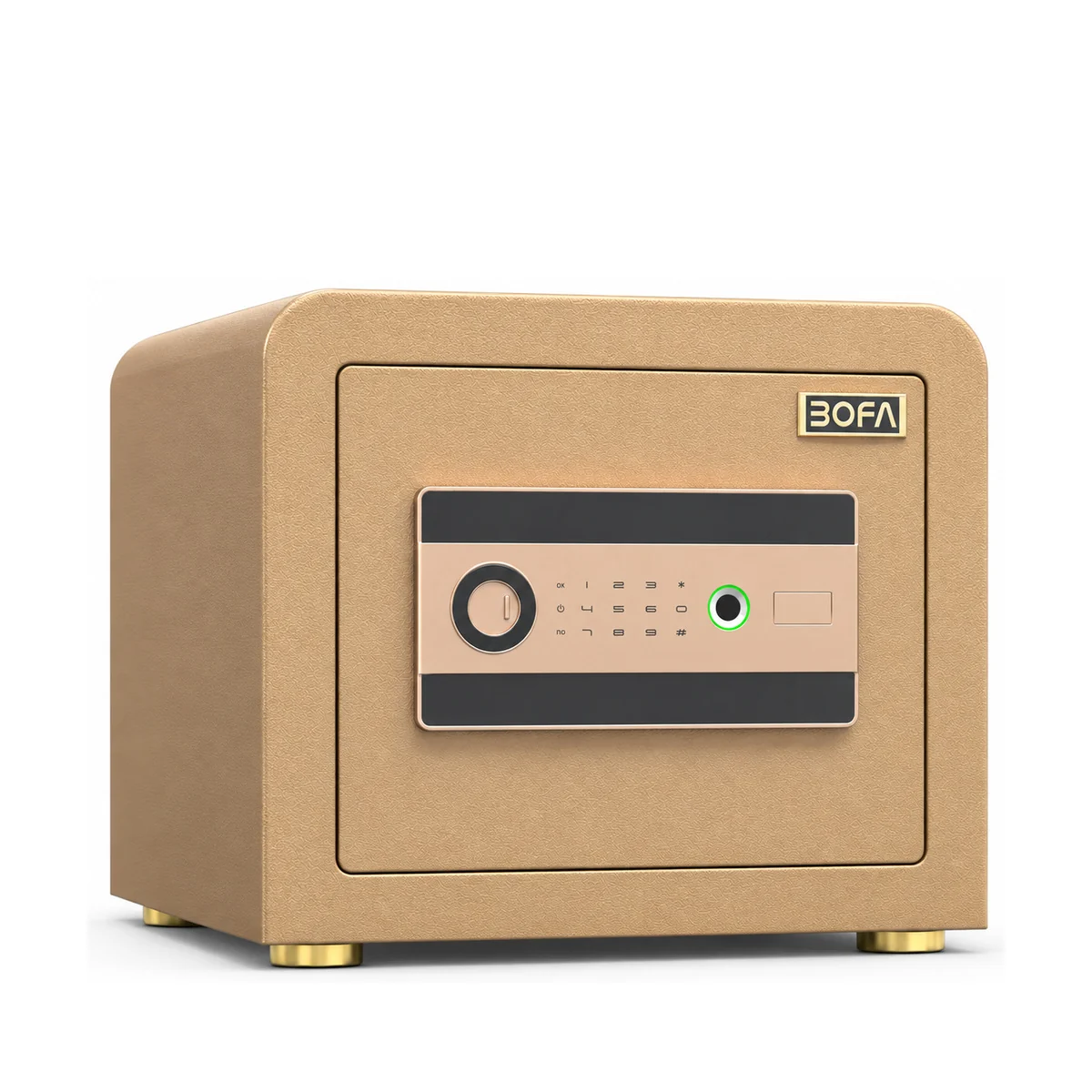 Két sắt BOFA ZB-30DY màu Vàng Đậm, đóng cửa