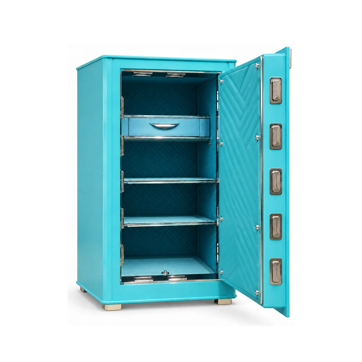 Két sắt BOFA BJ-100TG màu Xanh Ngọc, mở cửa