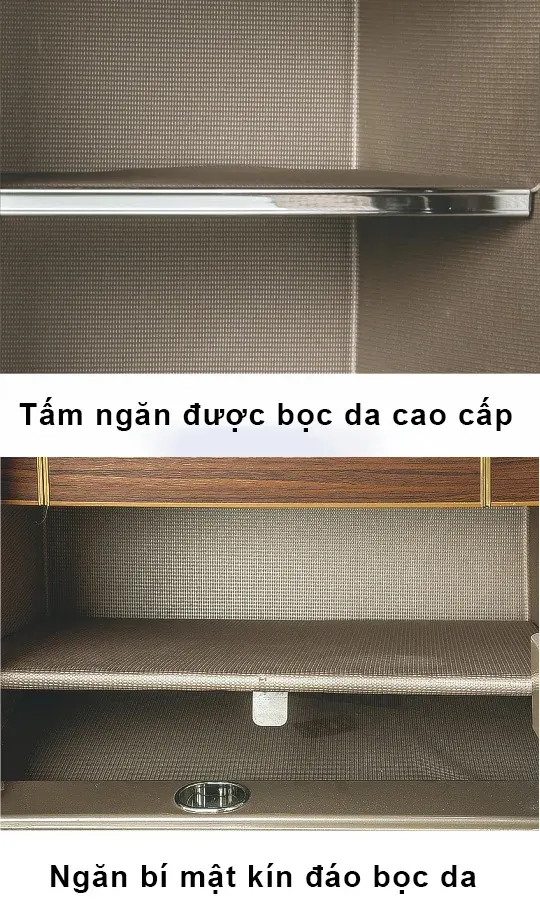 Ảnh tham khảo dòng BOFAN: tấm ngăn và ngăn phía dưới