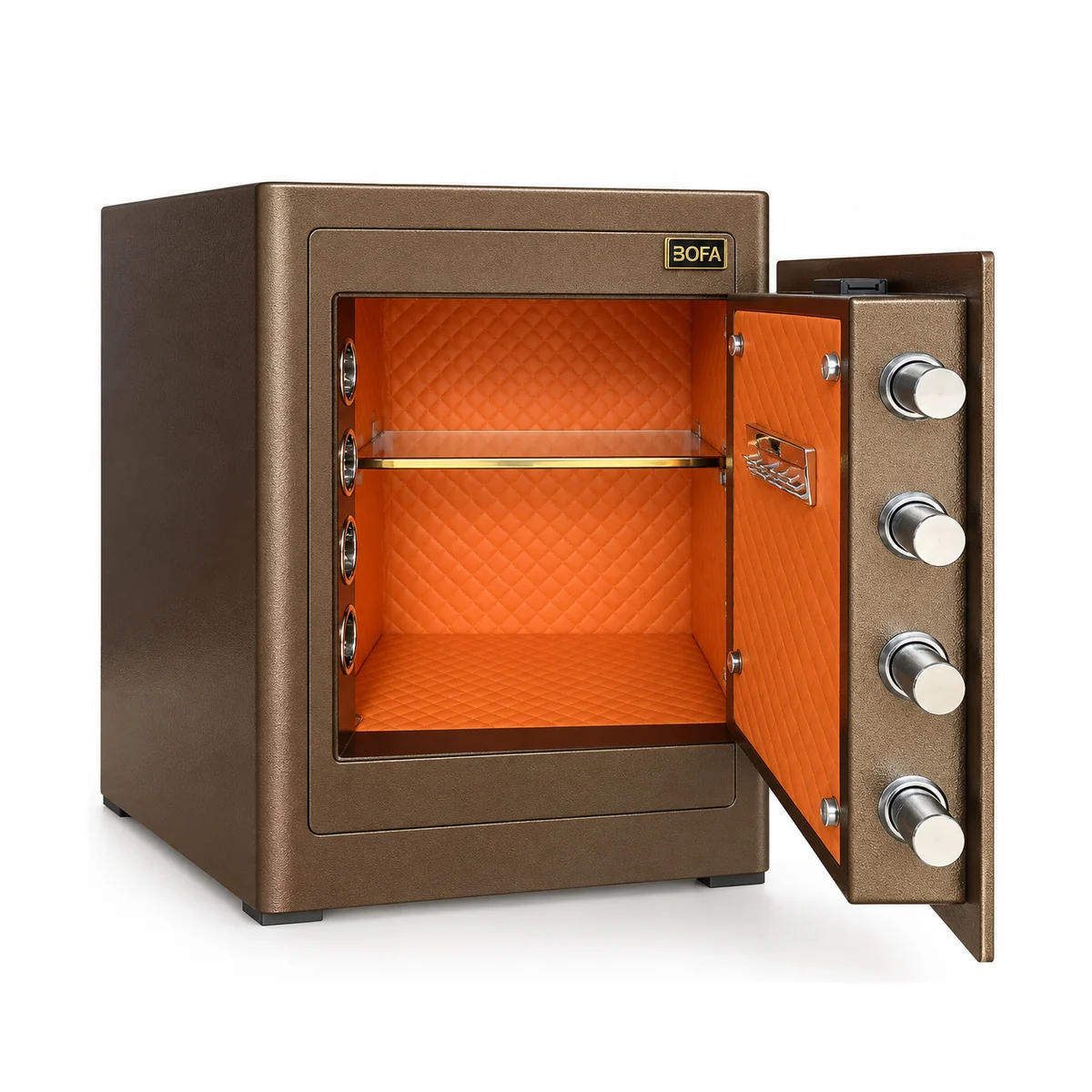 Két sắt BOFA ZB-45DJ màu Nâu Cà Phê, mở cửa