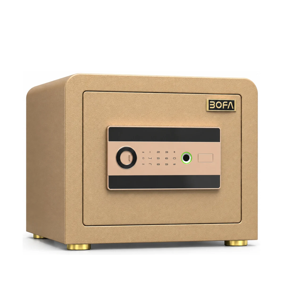 Két sắt BOFA ZB-35DY màu Vàng Đậm, đóng cửa