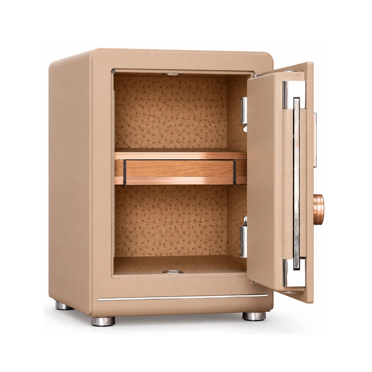 Két sắt BOFA BF-V-60BJ màu Nâu Da Bò, mở cửa