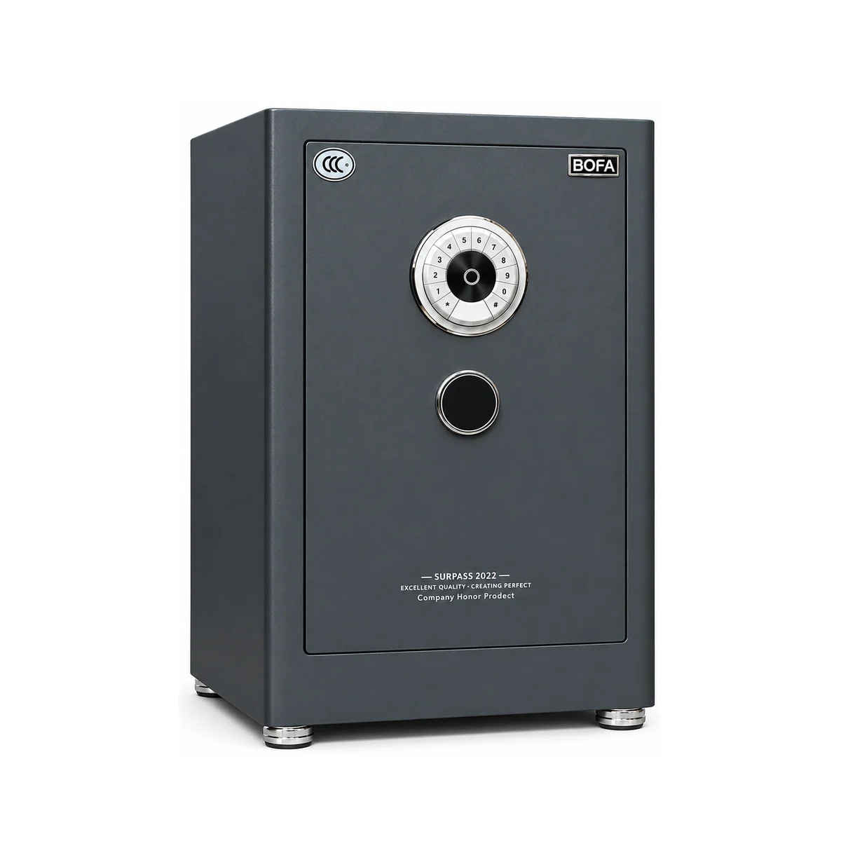 Két sắt BOFA BF-70ZZ màu Xanh Xám, đóng cửa