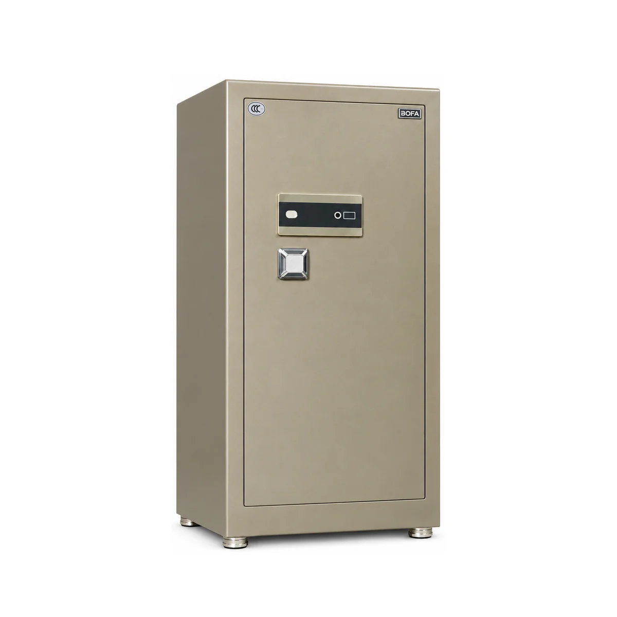 Két sắt BOFA BF-120ZY màu Vàng Đậm, đóng cửa