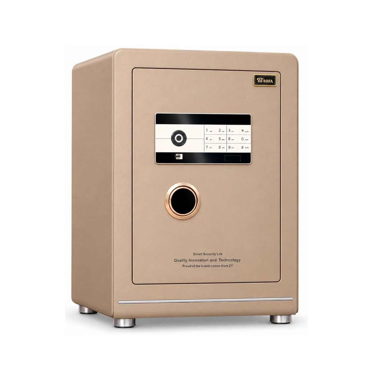 Két sắt BOFA BF-V-60BJ màu Nâu Da Bò, đóng cửa