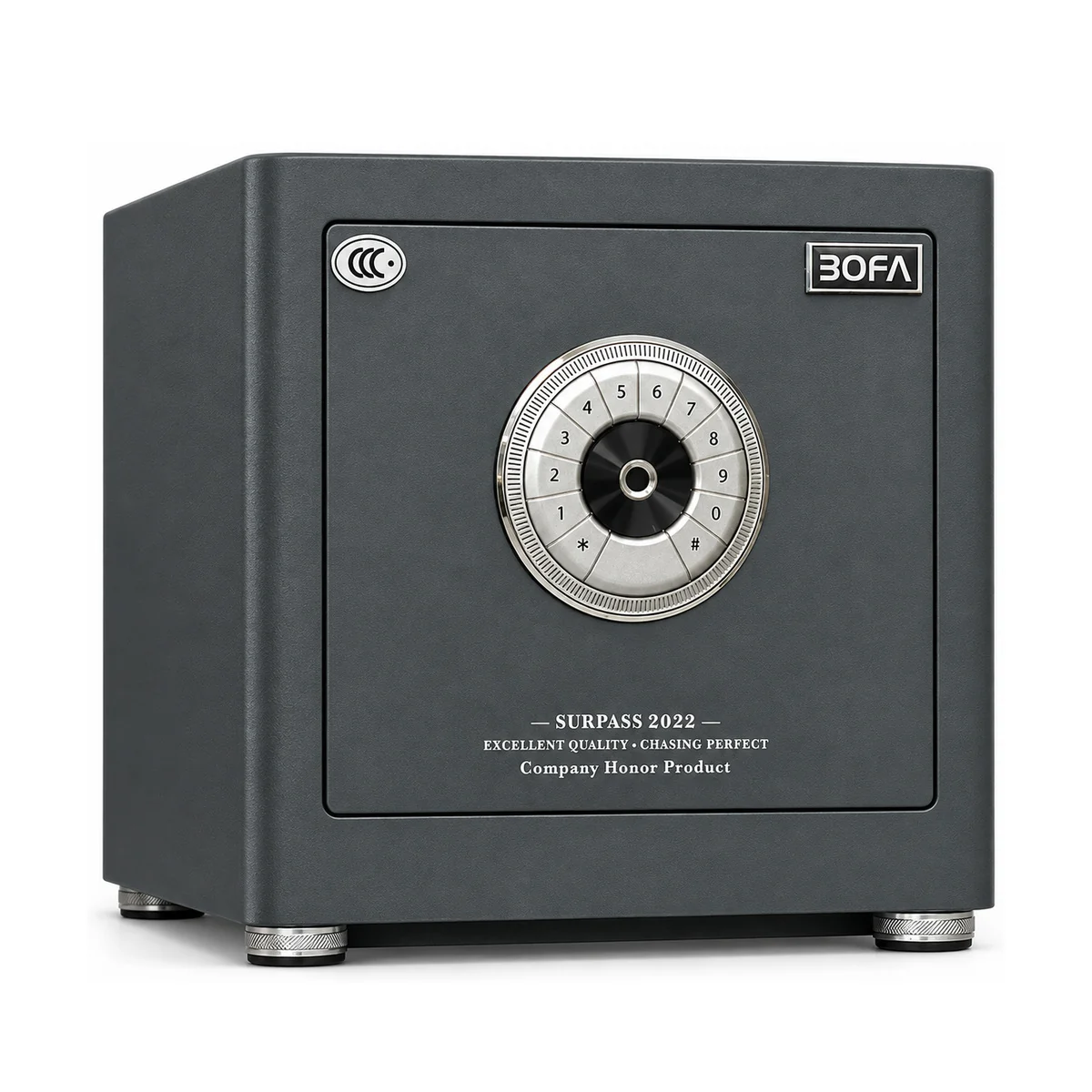 Két sắt BOFA BF-35ZZ màu Xanh Xám, đóng cửa