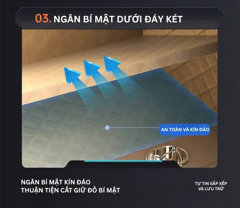 Minh họa ngăn phía dưới đáy két của dòng BOSHANG LY từ tài liệu Bofa