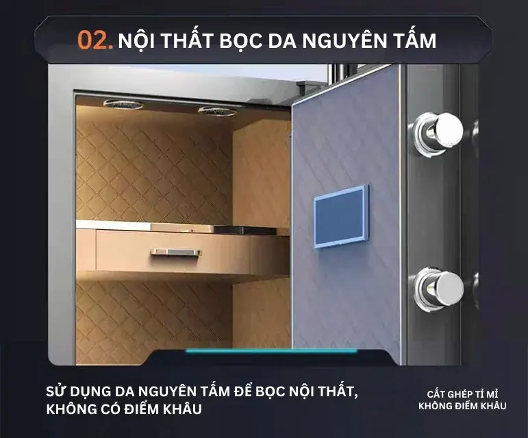 Minh họa lớp lót và tấm ngăn bên trong của dòng BOSHANG LY từ tài liệu Bofa