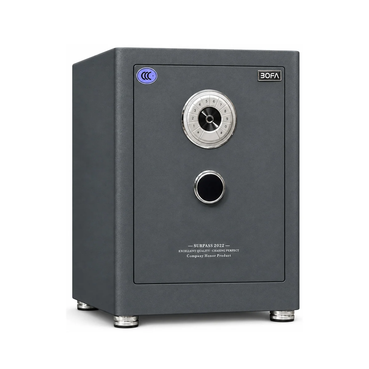 Két sắt BOFA BF-60ZZ màu Xanh Xám, đóng cửa