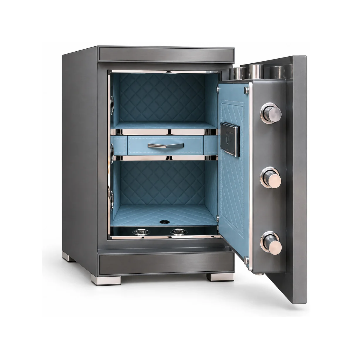 Két sắt BOFA BJ-70LJ màu Ghi Xám, mở cửa