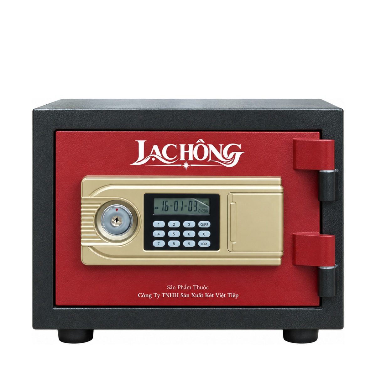 Két sắt Lạc Hồng KE28 E – màu đen phối đỏ