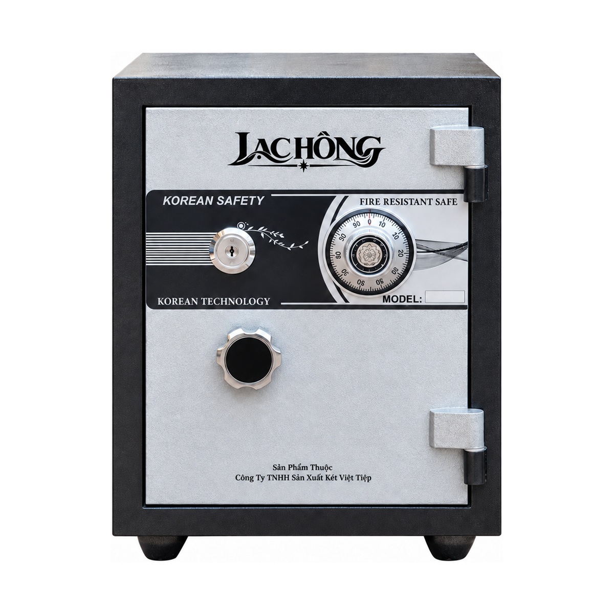 Két sắt Lạc Hồng KE54 A – màu đen phối bạc
