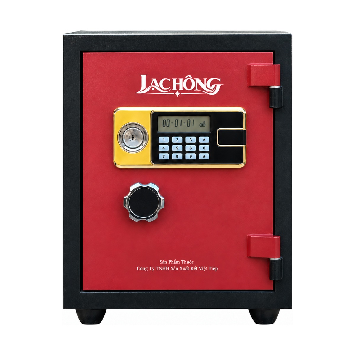 Két sắt Lạc Hồng KE54 E – màu đen phối đỏ