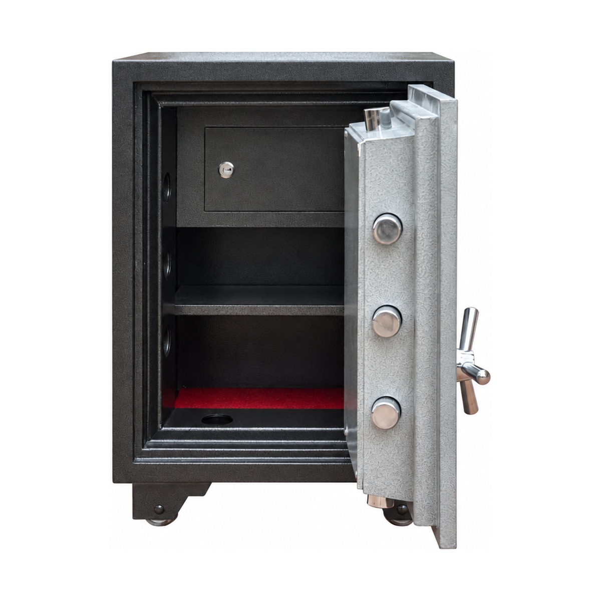 Két sắt Lạc Hồng SC600 A – mở cánh, khoang chứa bên trong