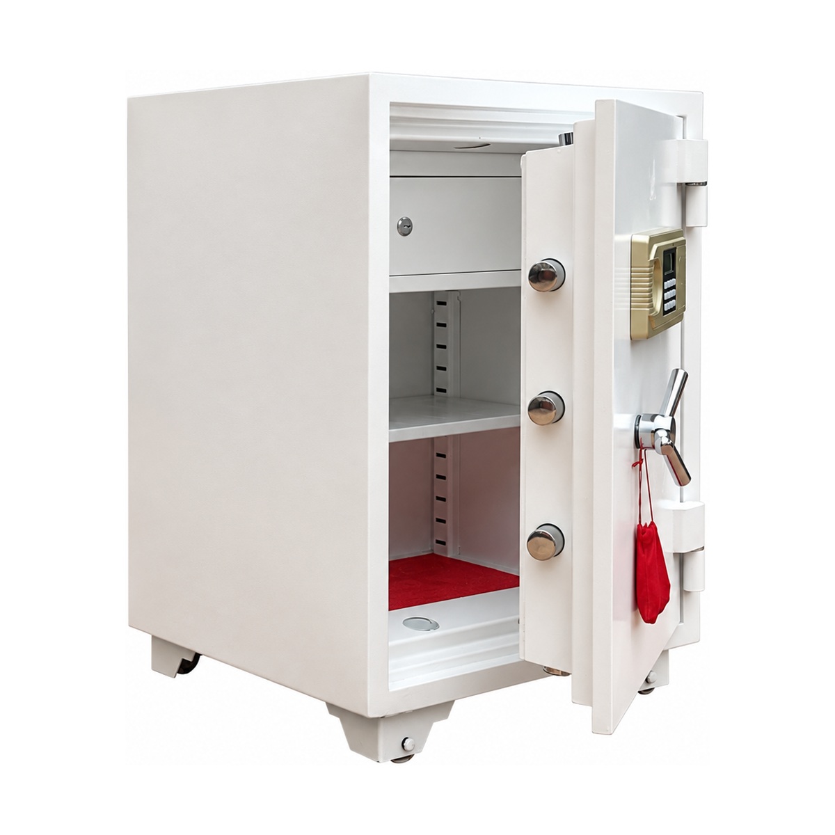 Két sắt Lạc Hồng SC720 E – mở cánh, khoang chứa bên trong