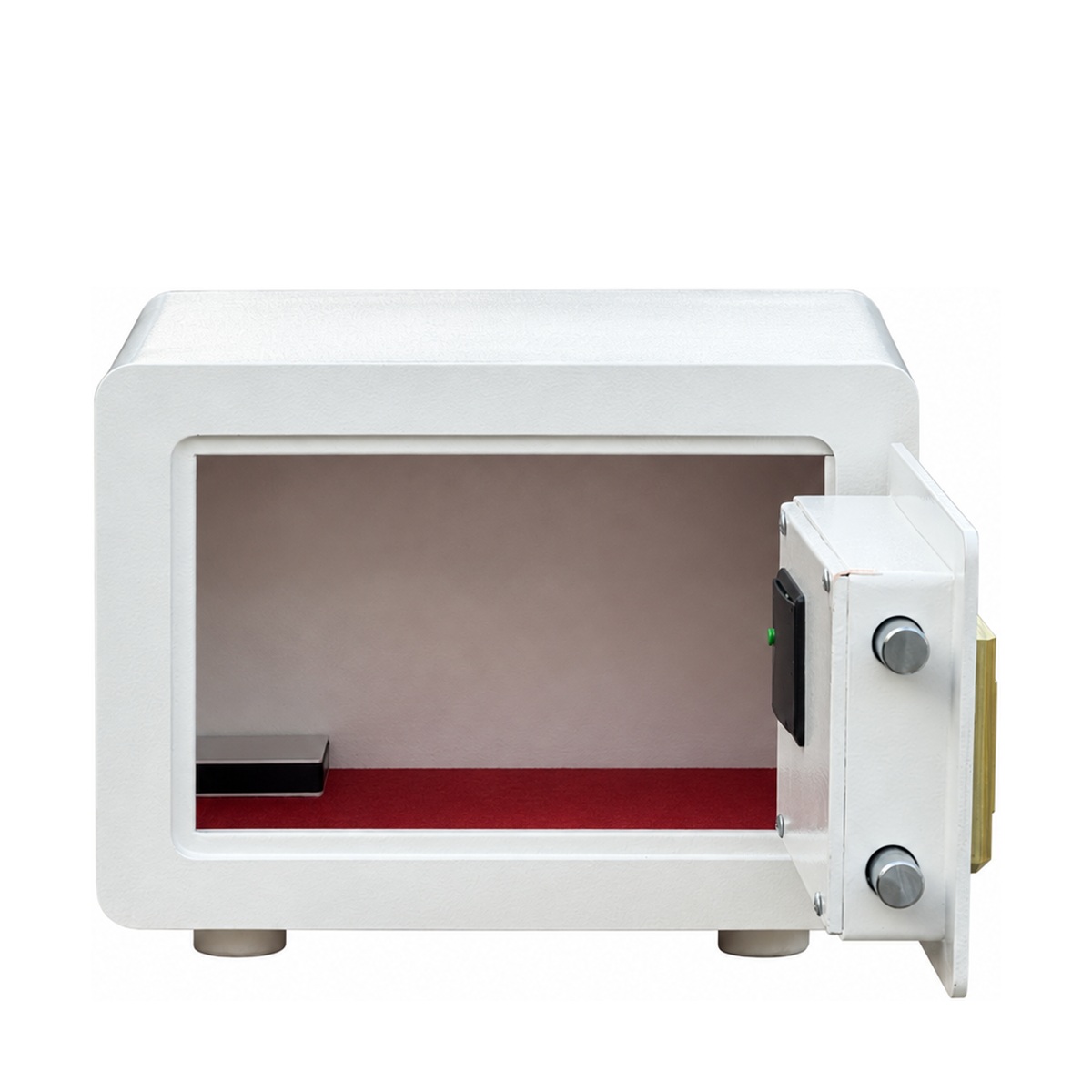 Két sắt Lạc Hồng VSC28 SU – màu trắng, mở cánh, khoang chứa bên trong