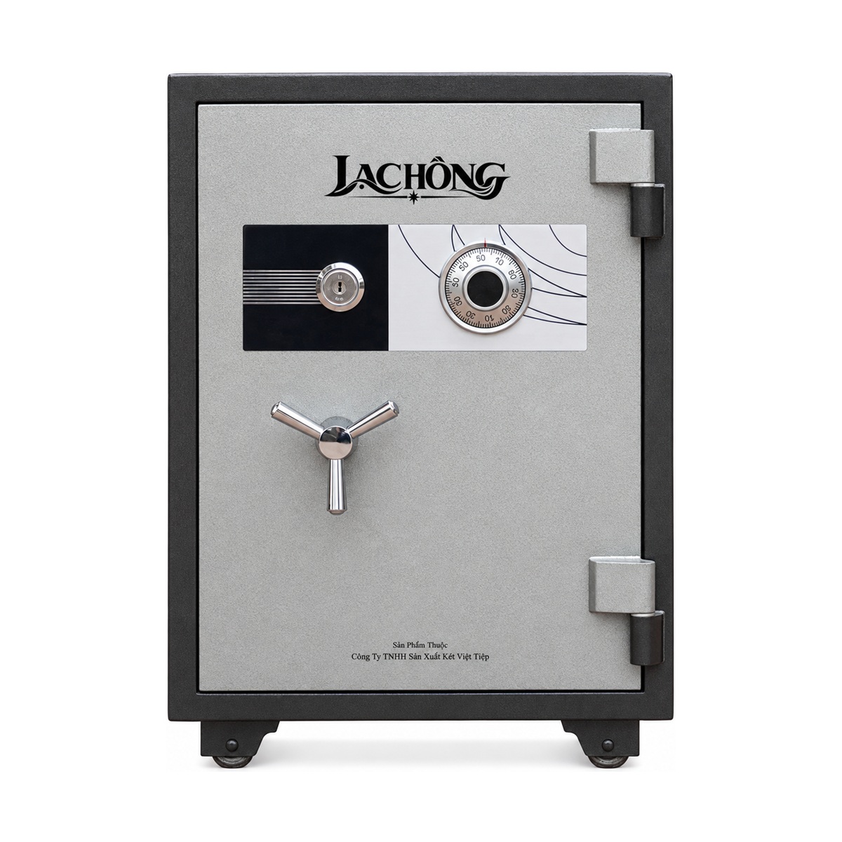 Két sắt Lạc Hồng SC720 A – màu bạc, mặt trước