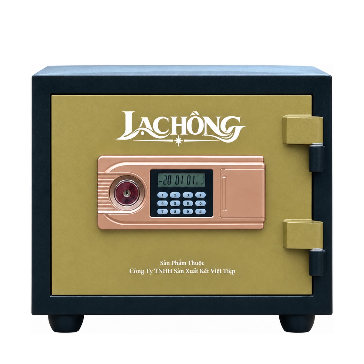 Két sắt Lạc Hồng KE38 E – màu đen phối vàng