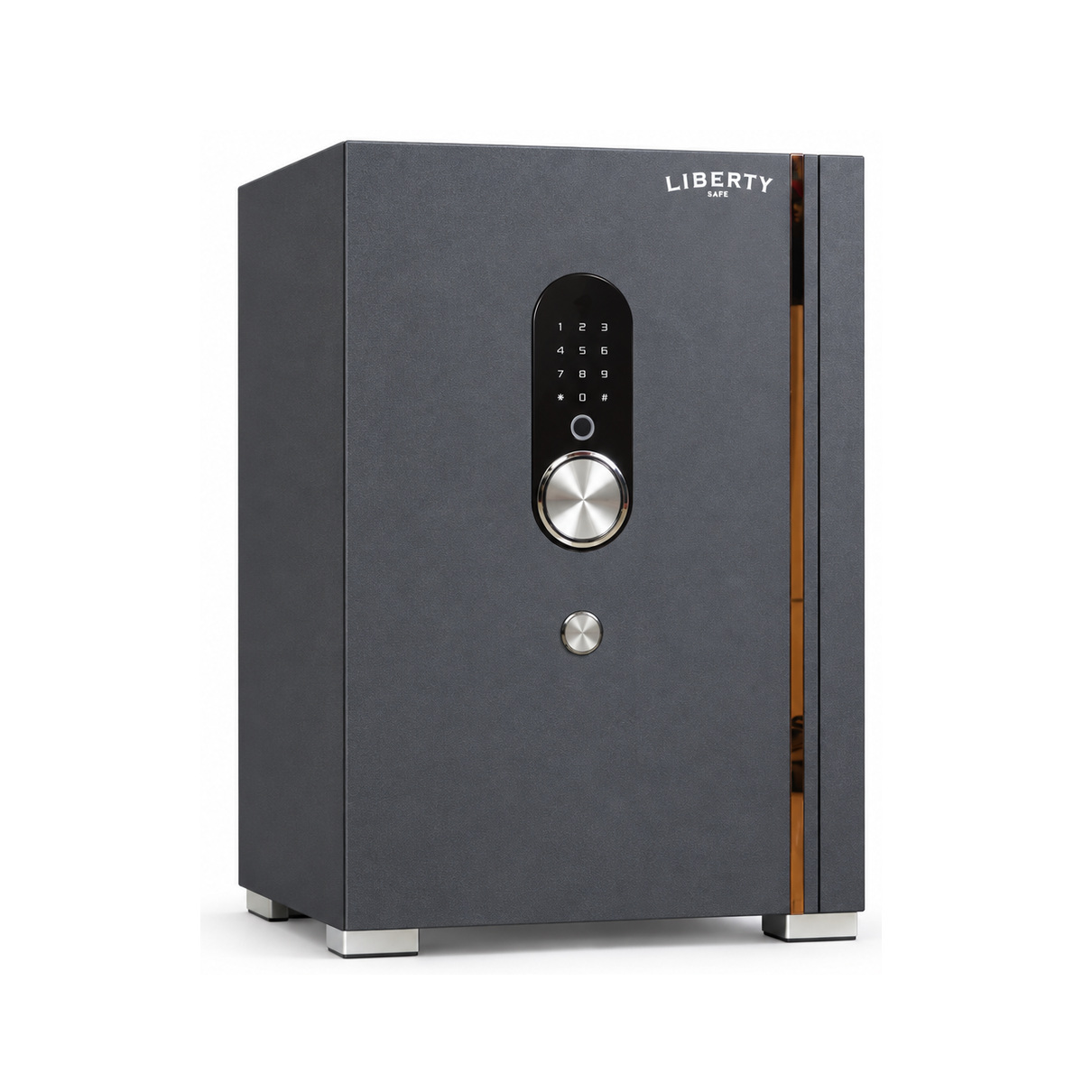 Két sắt Liberty LB68 S10 Pro màu Nỉ Xám, đóng cửa