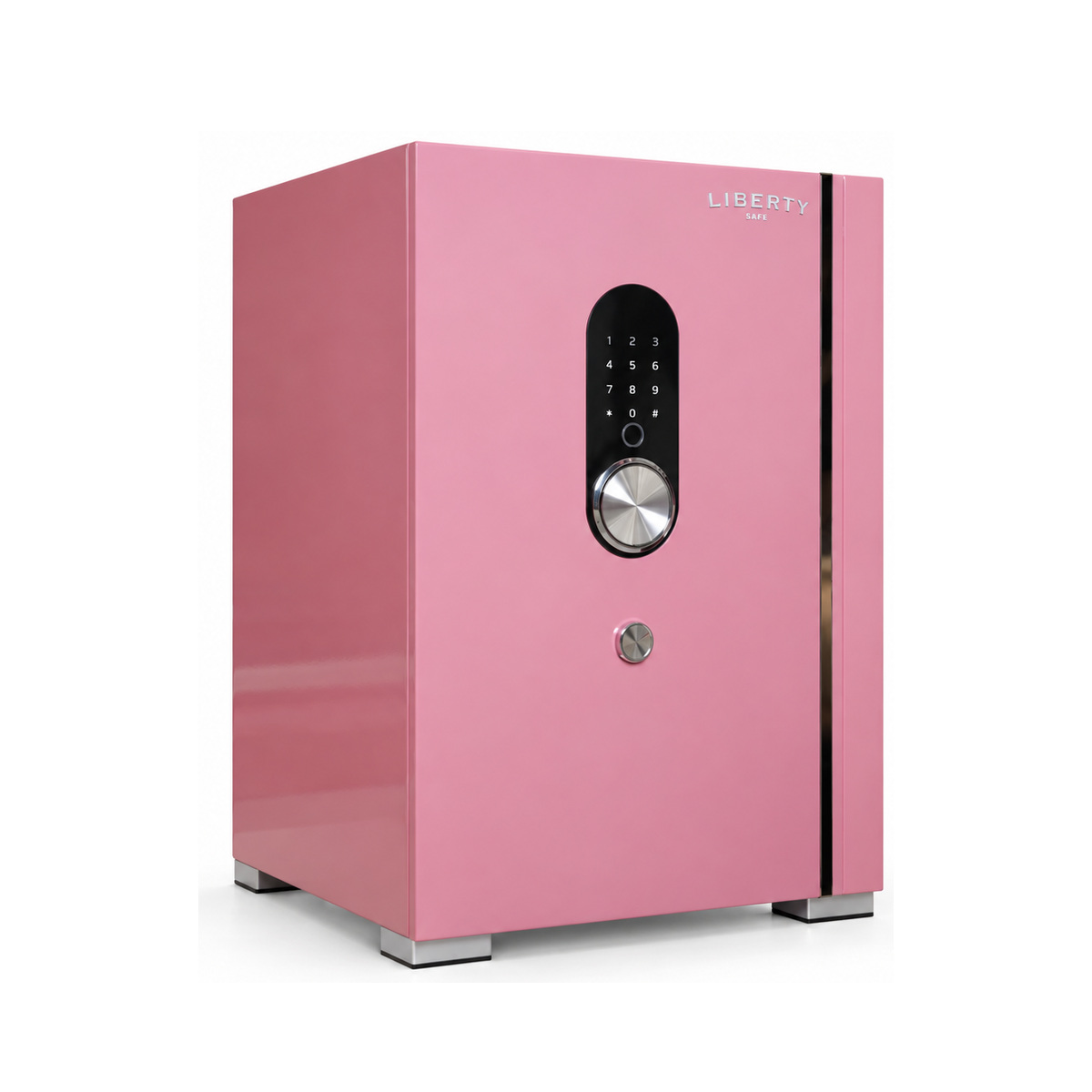 Két sắt Liberty LB68 S10 Pro màu Hồng Phấn, đóng cửa