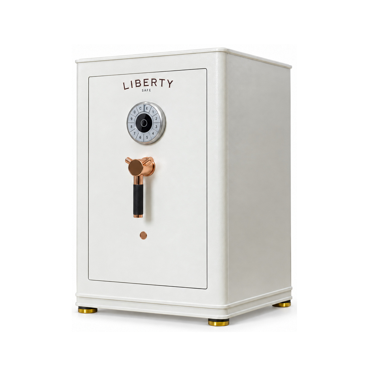 Két sắt Liberty LB58 S12 Pro màu Nỉ Trắng, đóng cửa