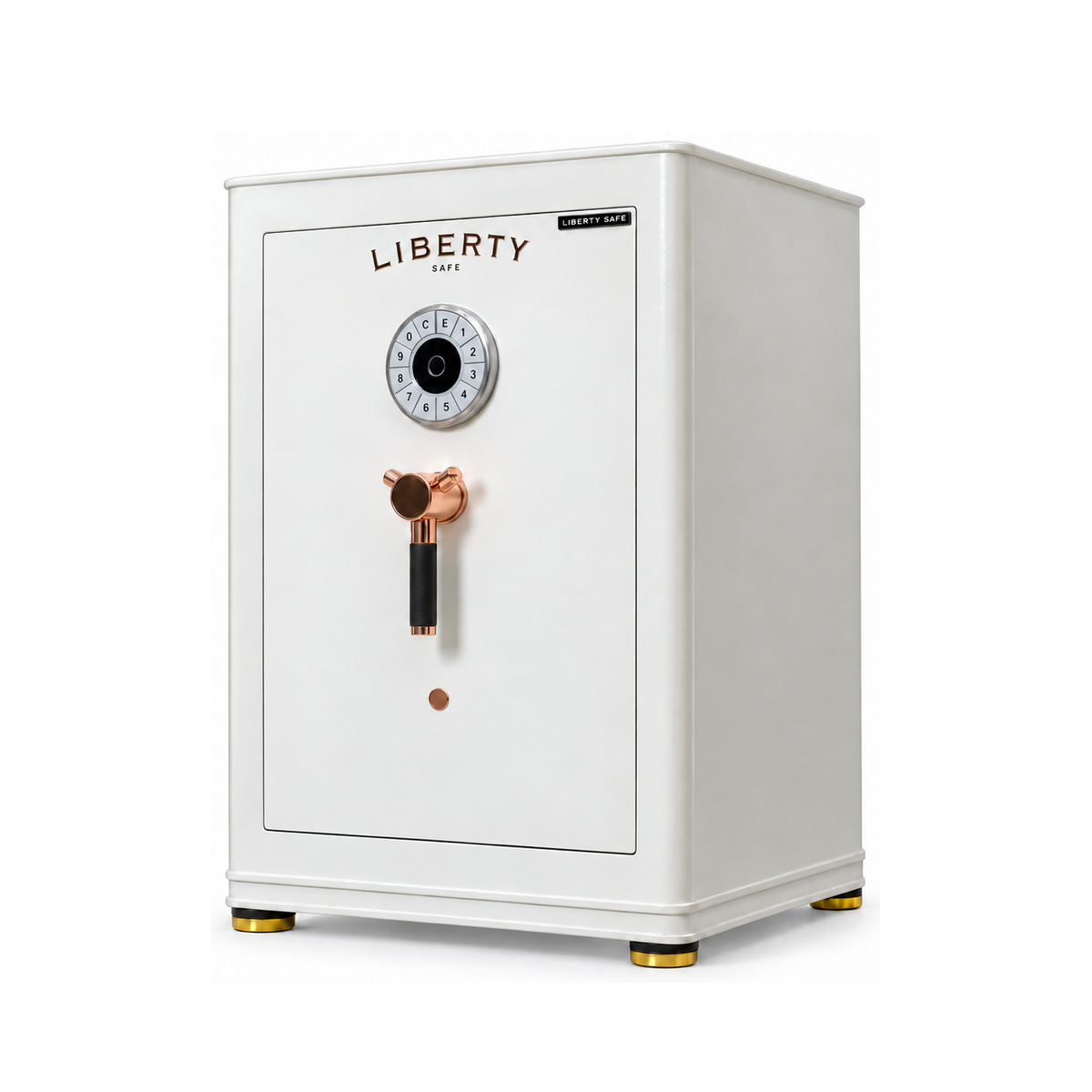 Két sắt Liberty LB68 S12 Pro màu Nỉ Trắng, đóng cửa