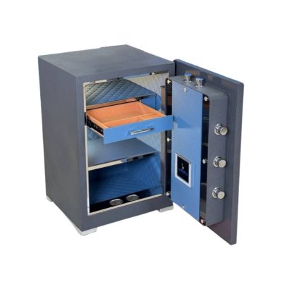 Két sắt Liberty LB58 S11 Pro – màu đen, mở cánh, khoang chứa bên trong