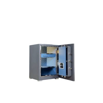 Két sắt Liberty LB68 S11 Pro – màu đen, mở cánh, khoang chứa bên trong